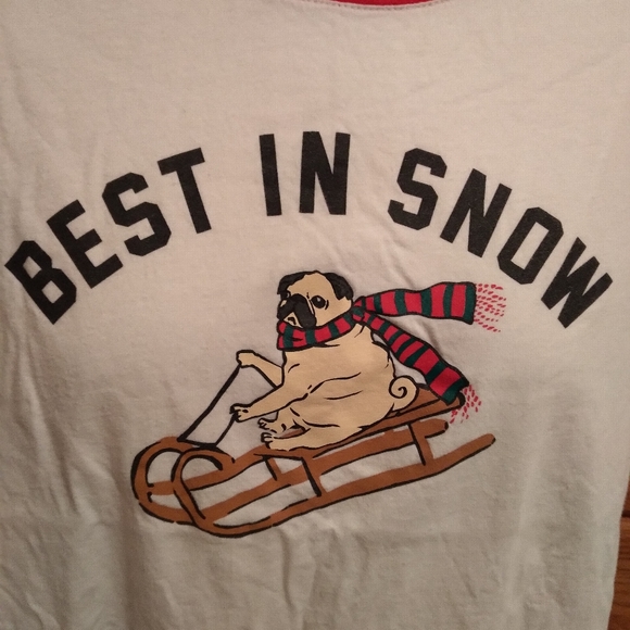 Best in Snow Pug shirt - Picture 3 of 5